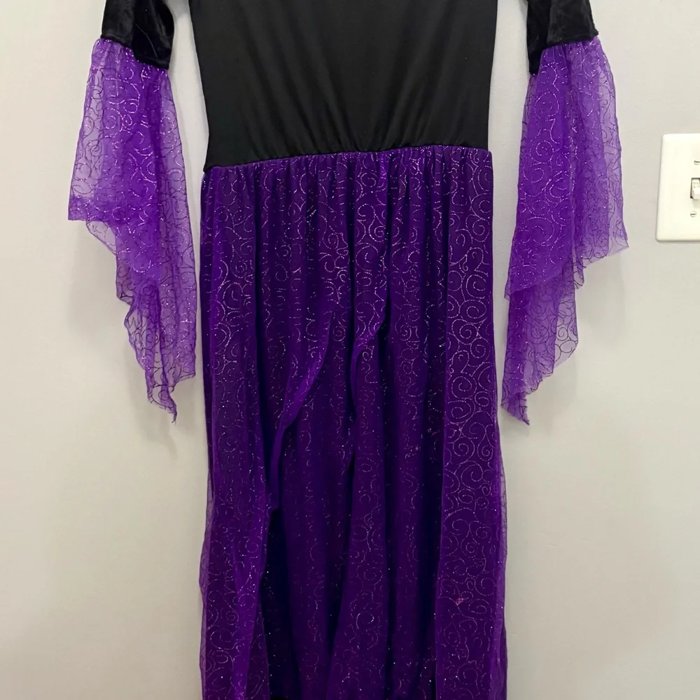Enchanting Black and Purple Kids Halloween Costume